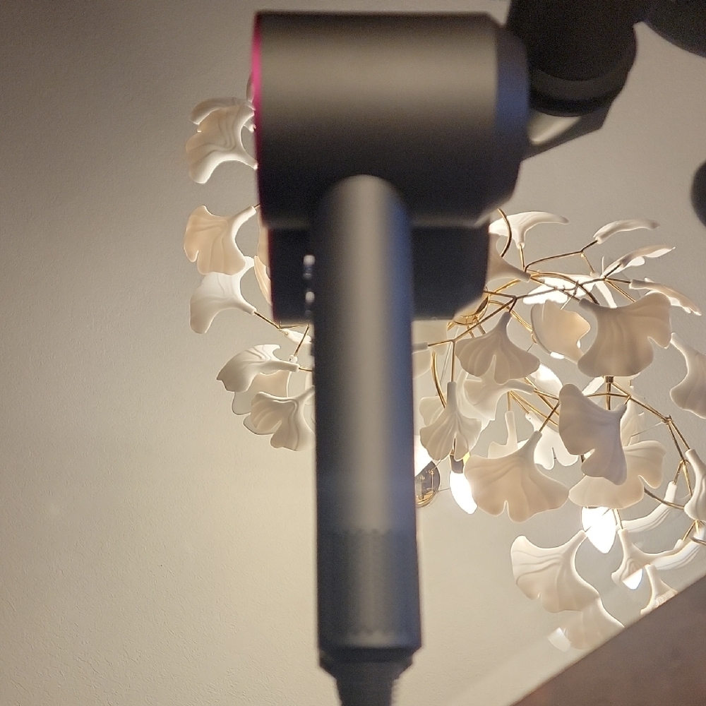 New Black and Pink Hair Dryer with 5 Attachments Great Gift - Picture 2 of 6